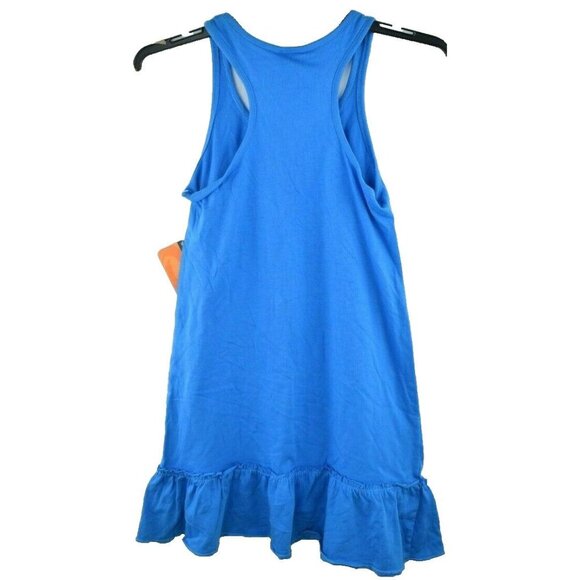 ORageous Girls XS Racerback Blue Ruffle Tunic Coverup New with tags - Picture 2 of 4